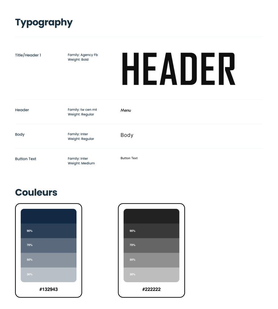 Typographie